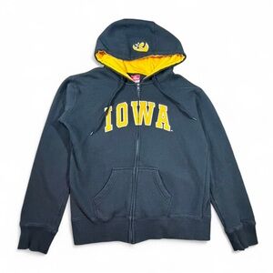 Colosseum Black and Yellow Athletic Hoodie